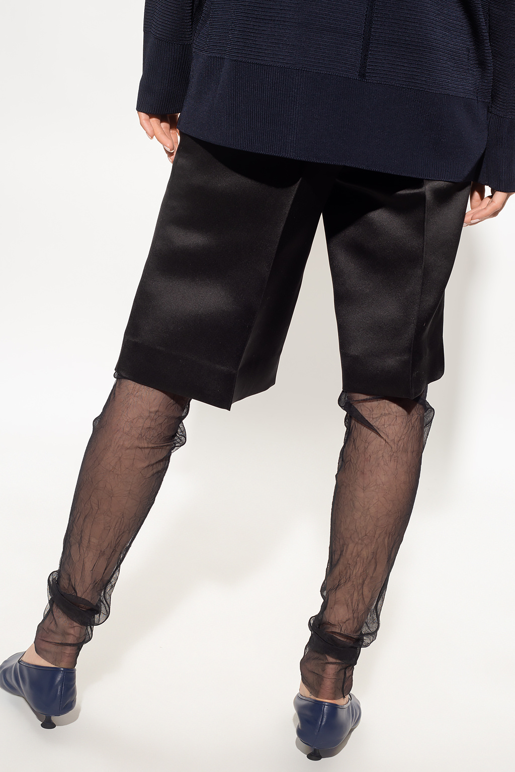 【関税・送料込み】The Row Antone Trouser Trousers in technical fabric Black - LOEWE